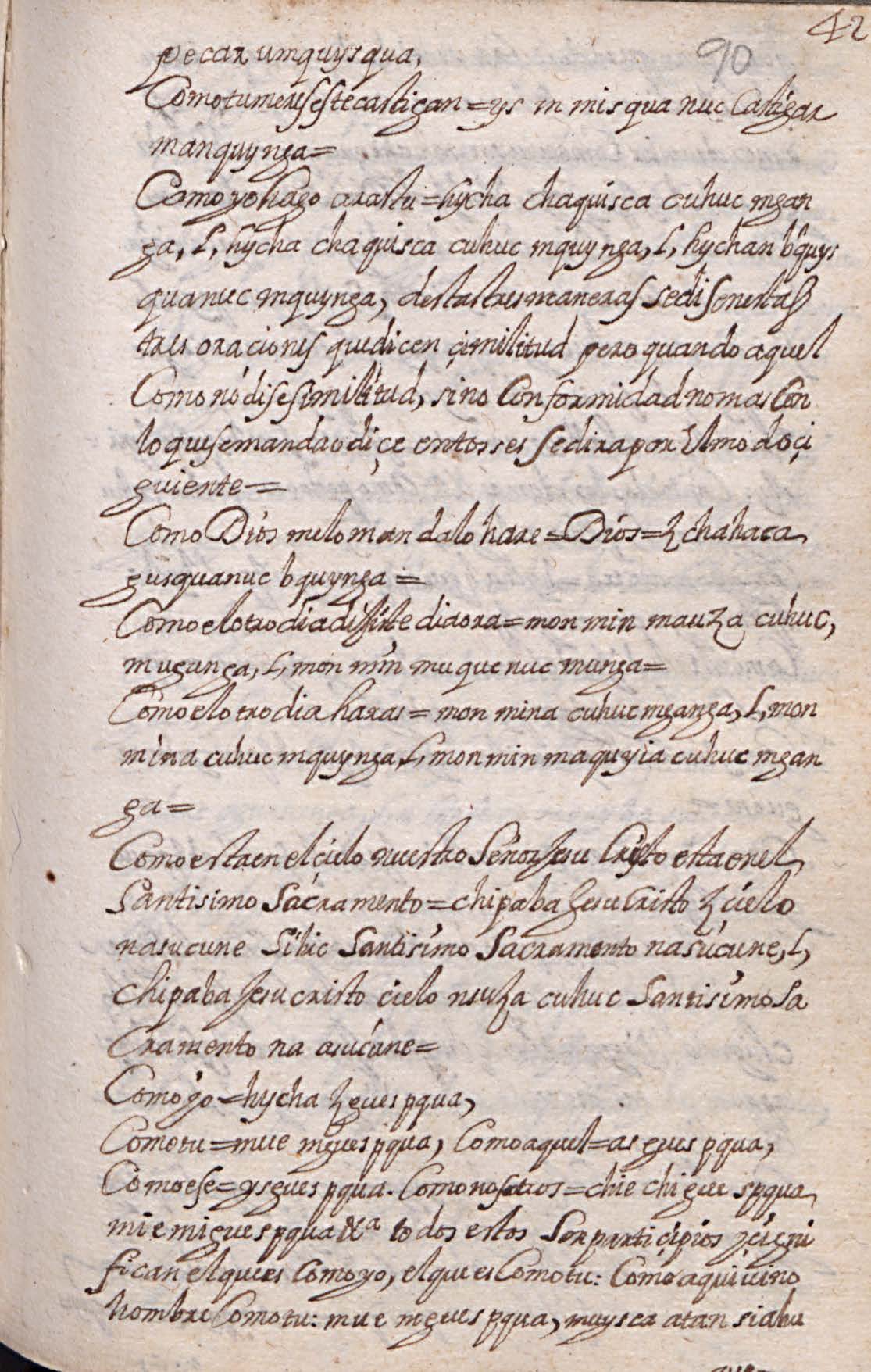 Manuscrito 158 BNC Vocabulario - fol 42r.jpg