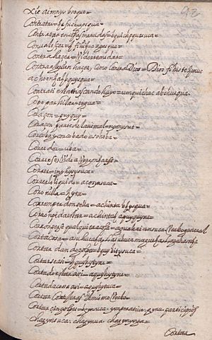 Manuscrito 158 BNC Vocabulario - fol 44r.jpg